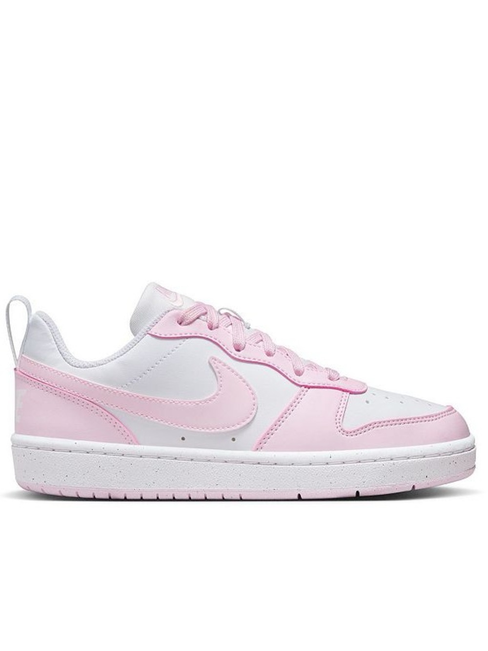 Nike Court Borough Low size 8.5 W / 7Y pink white